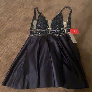 Navy blue dress!